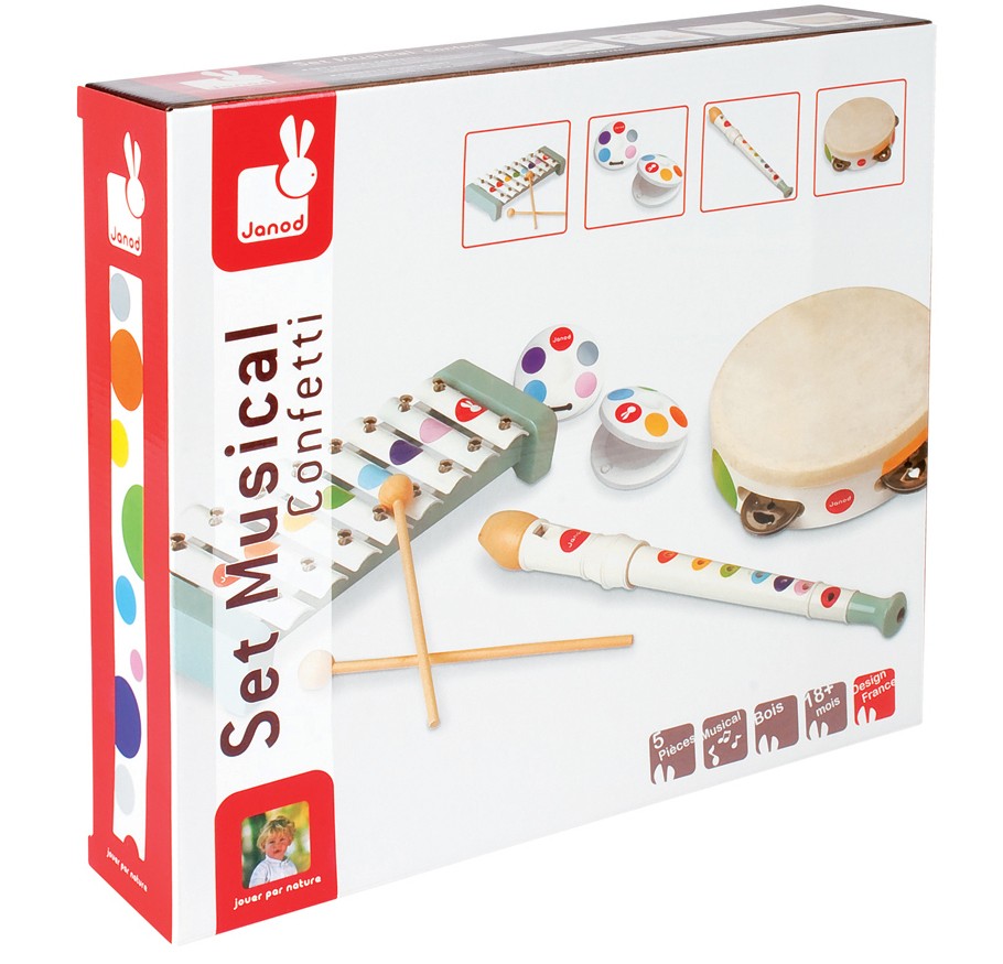 Janod, zestaw muzyczny Confetti