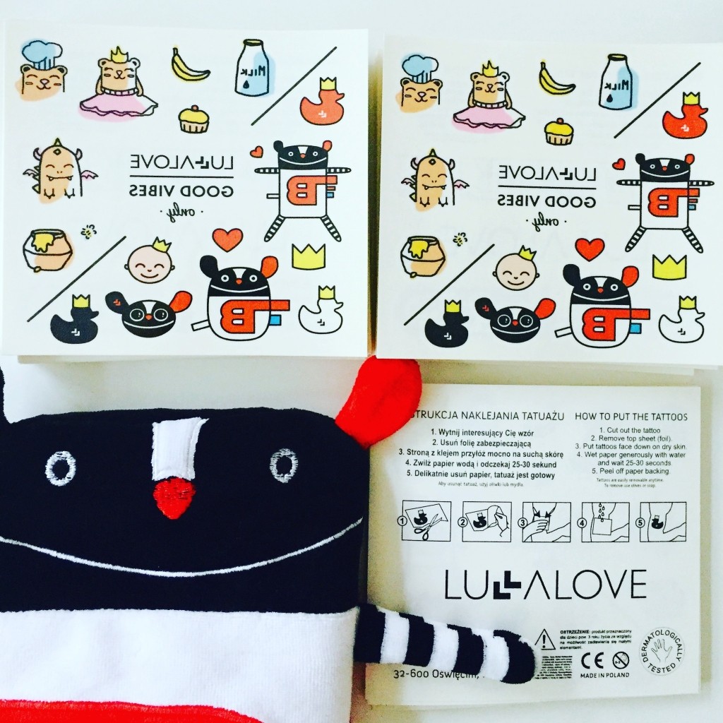 Lullalove,Tatuaż zmywalny
