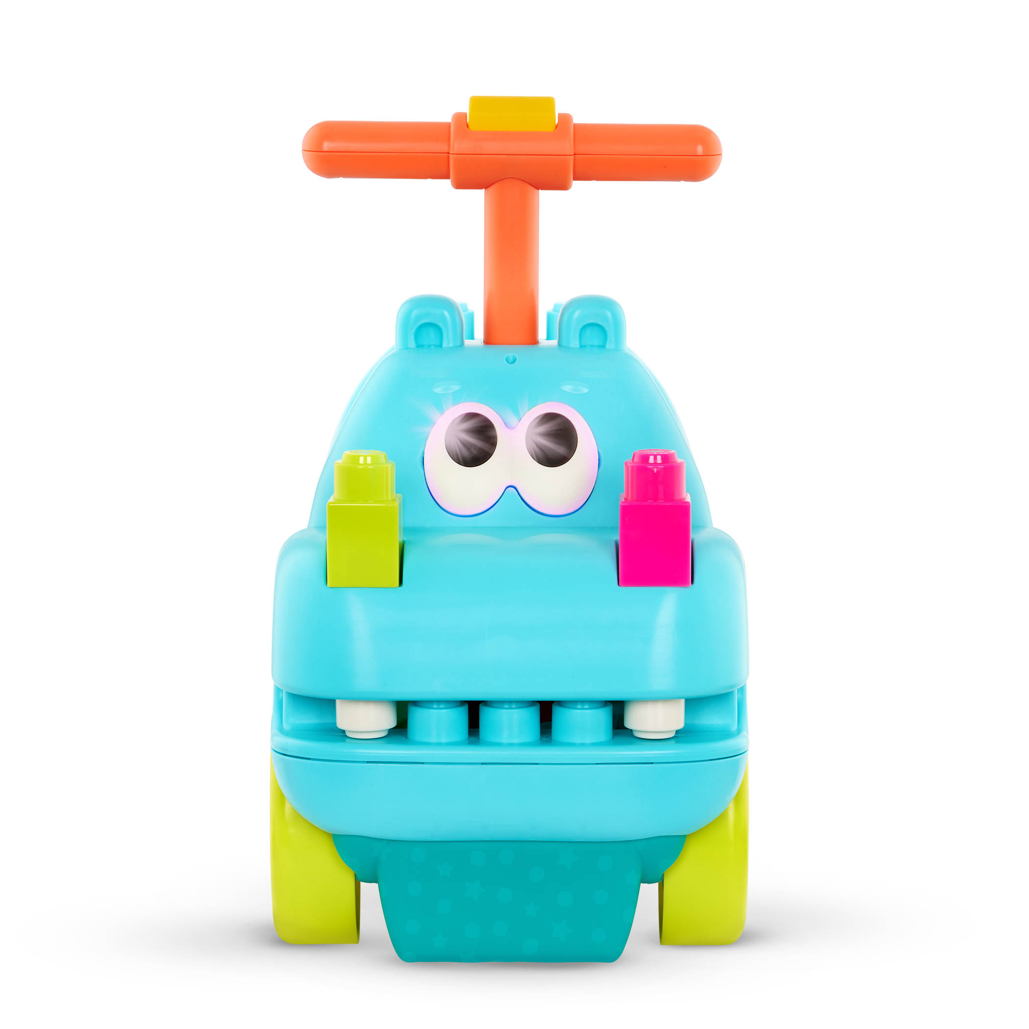 Btoys, Locbloc Hippo Ride-On with Blocks – jeździk-hipcio z klockami Btoys, Locbloc Hippo Ride-On with Blocks – jeździk-hipcio z klockami