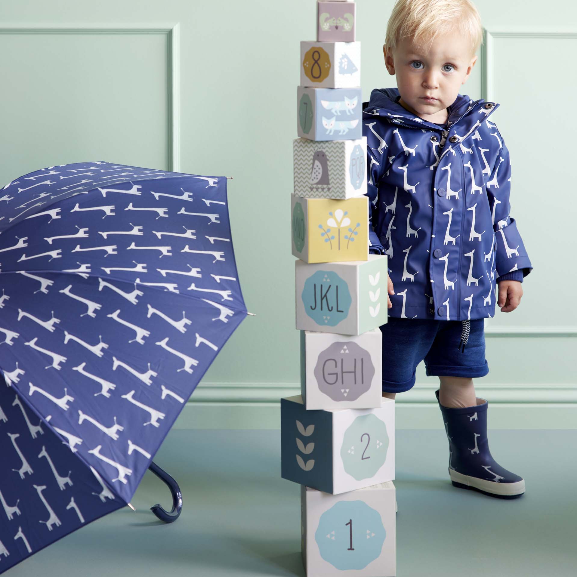 Fresk, Klocki Alfabet i Cyfry Boy