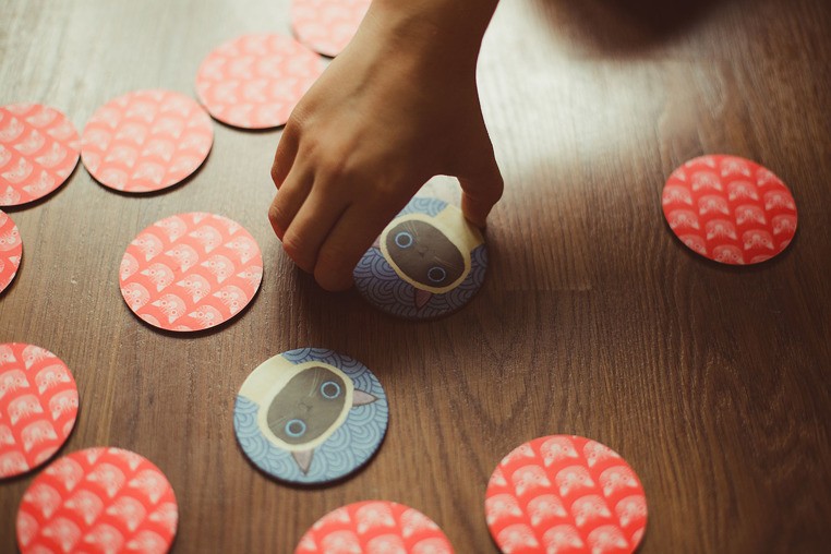 Mudpuppy, Gra Mini Memory Koty