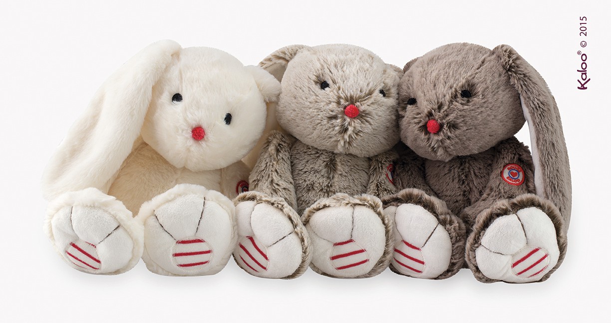 Kaloo, Królik czekoladowy brąz 31 cm kolekcja Rouge