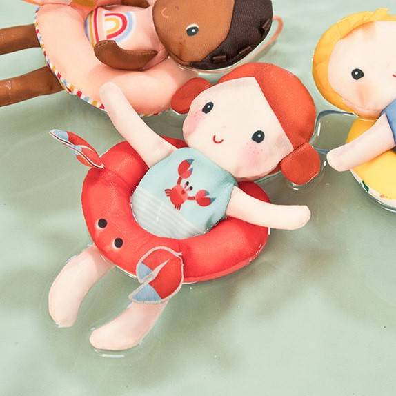 Lilliputiens, Laleczka do kąpieli Axelle 6 m+ Lilliputiens, Laleczka do kąpieli Axelle 6 m+