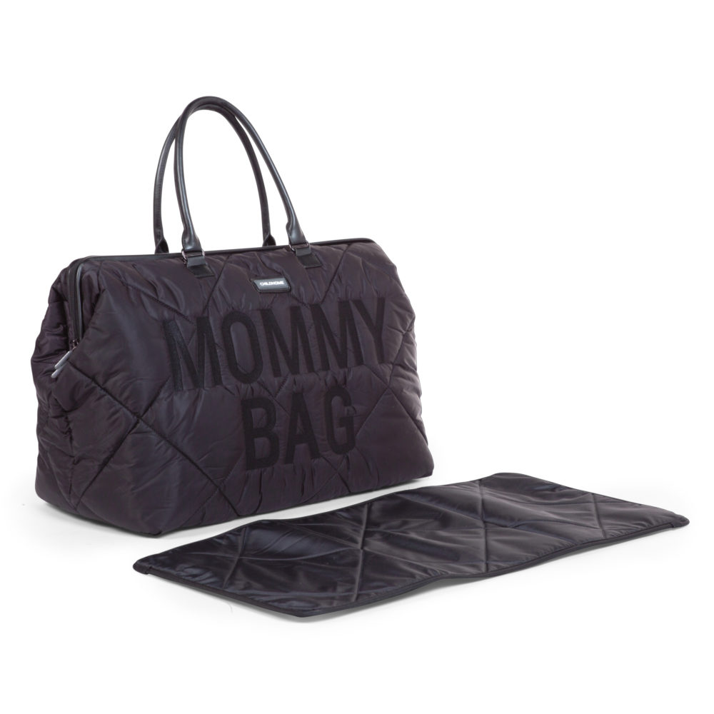 Childhome, Torba Mommy bag Pikowana Czarna Childhome, Torba Mommy bag Pikowana Czarna