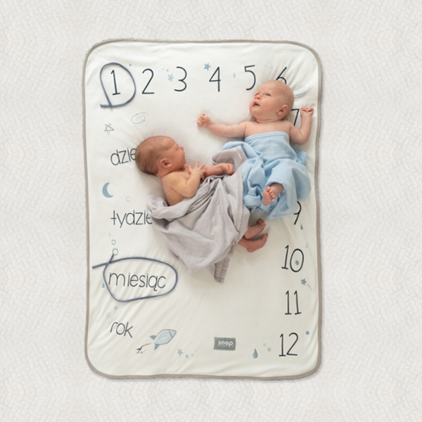 Snap the moment, foto-kocyk powder blue Snap the moment, foto-kocyk powder blue