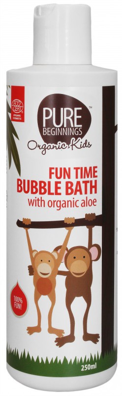 Pure Beginnings Organic Kids, Płyn do Kąpieli z Bąbelkami i Organicznym Aloesem, 250ml