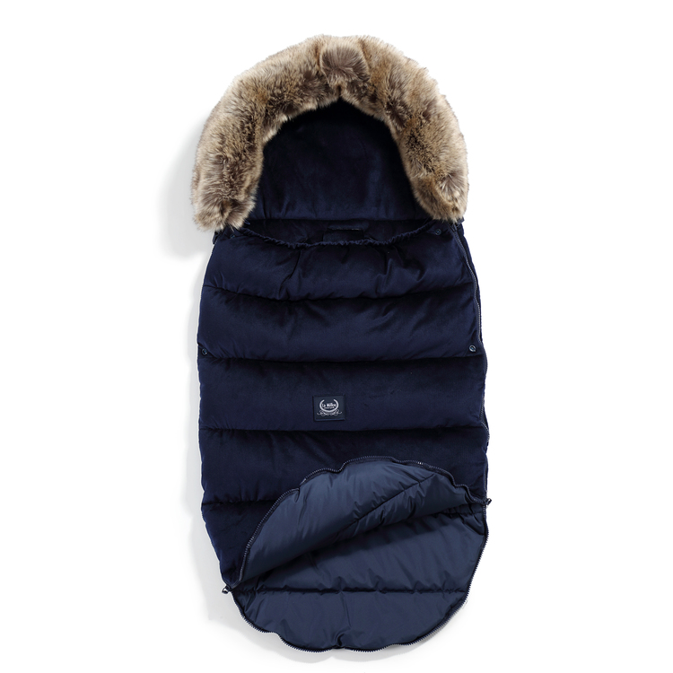 La Millou, Velvet Collection - Aspen Winterproof Stroller Bag Uni - Royal Navy