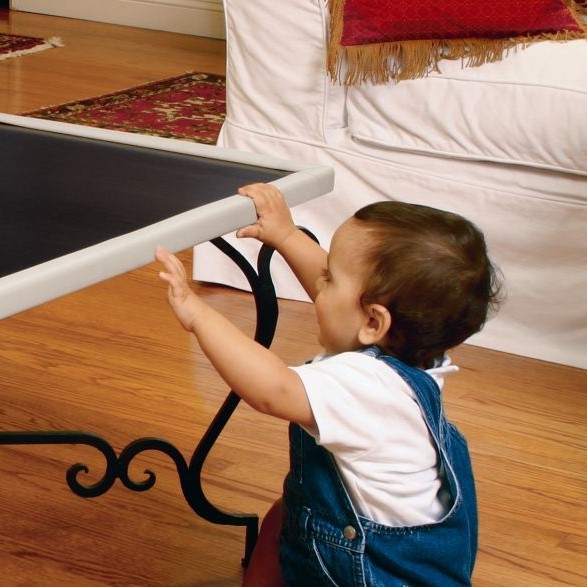 PRINCE LIONHEART, Osłona krawędzi stołu + 4 narożniki GREY