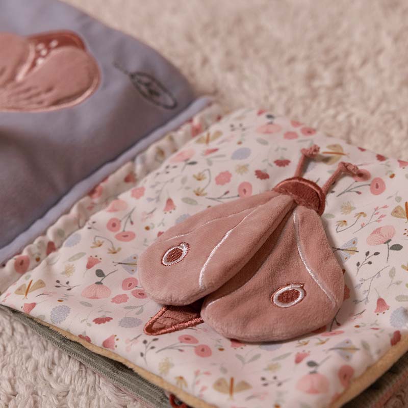 Little Dutch, Duża książeczka sensoryczna Flowers & Butterflies