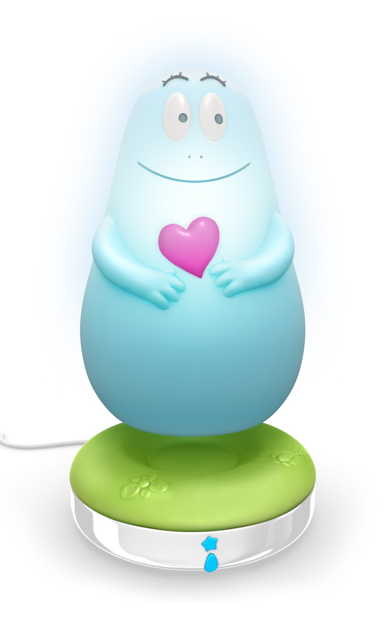 Lampka nocna przytulanka Lumilove Barbapapa niebieska