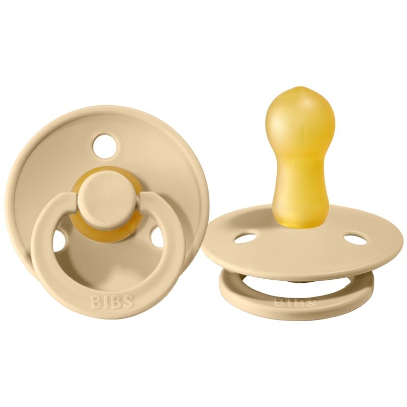 BIBS, BEIGE M Dynamiczny Smoczek Uspokajający Hevea