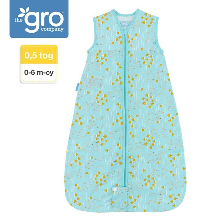 Gro Company, Śpiworek Grobag Minnow Adventure z pokrowcem - Travel 0,5 tog 0-6 m-cy Gro Company, Śpiworek Grobag Minnow Adventure z pokrowcem - Travel 0,5 tog 0-6 m-cy