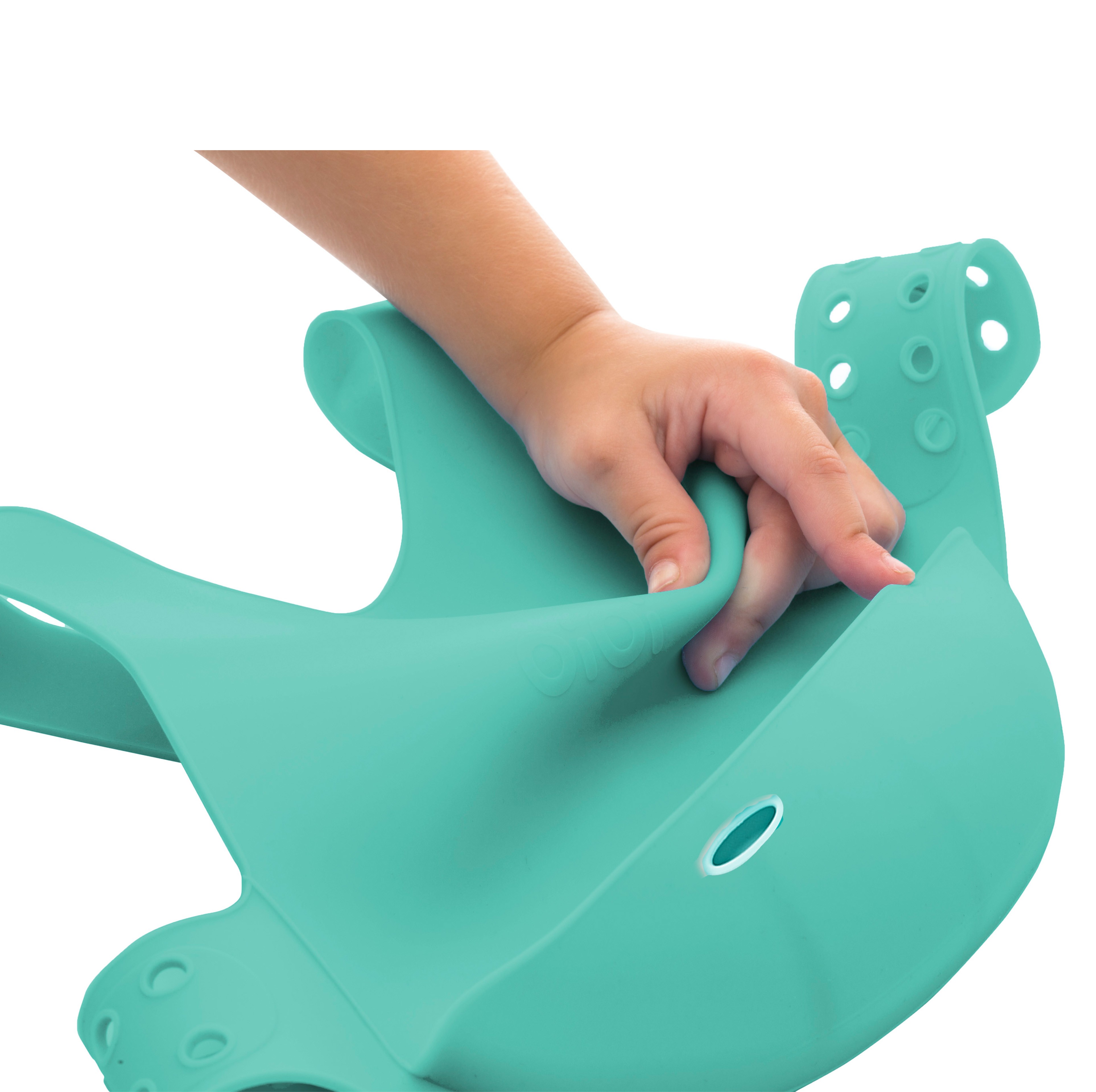 Minikoioi, Śliniak silikonowy z kieszonką zielony