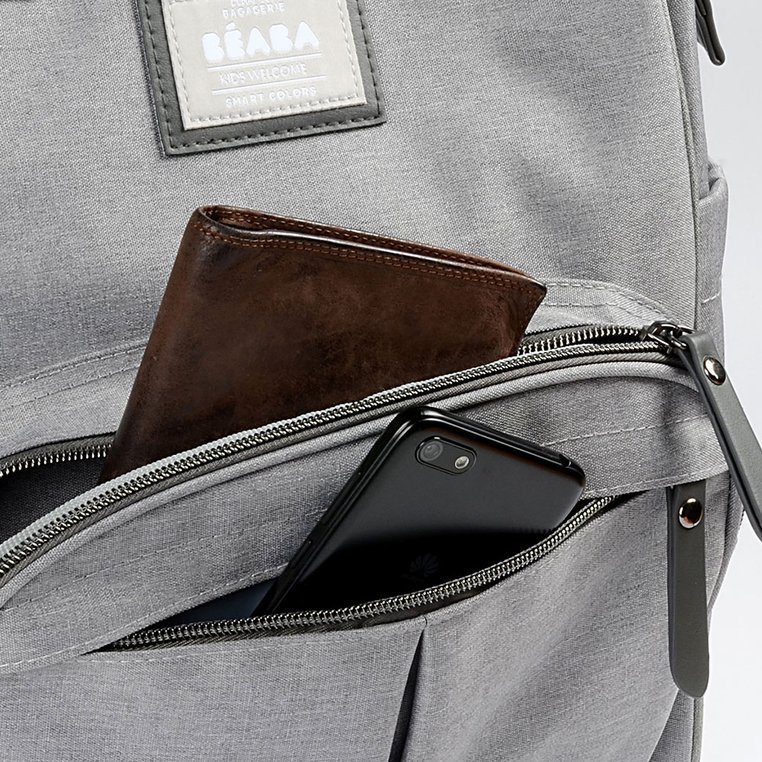 Beaba, Torba plecak dla mamy Wellington heather grey Beaba, Torba plecak dla mamy Wellington heather grey