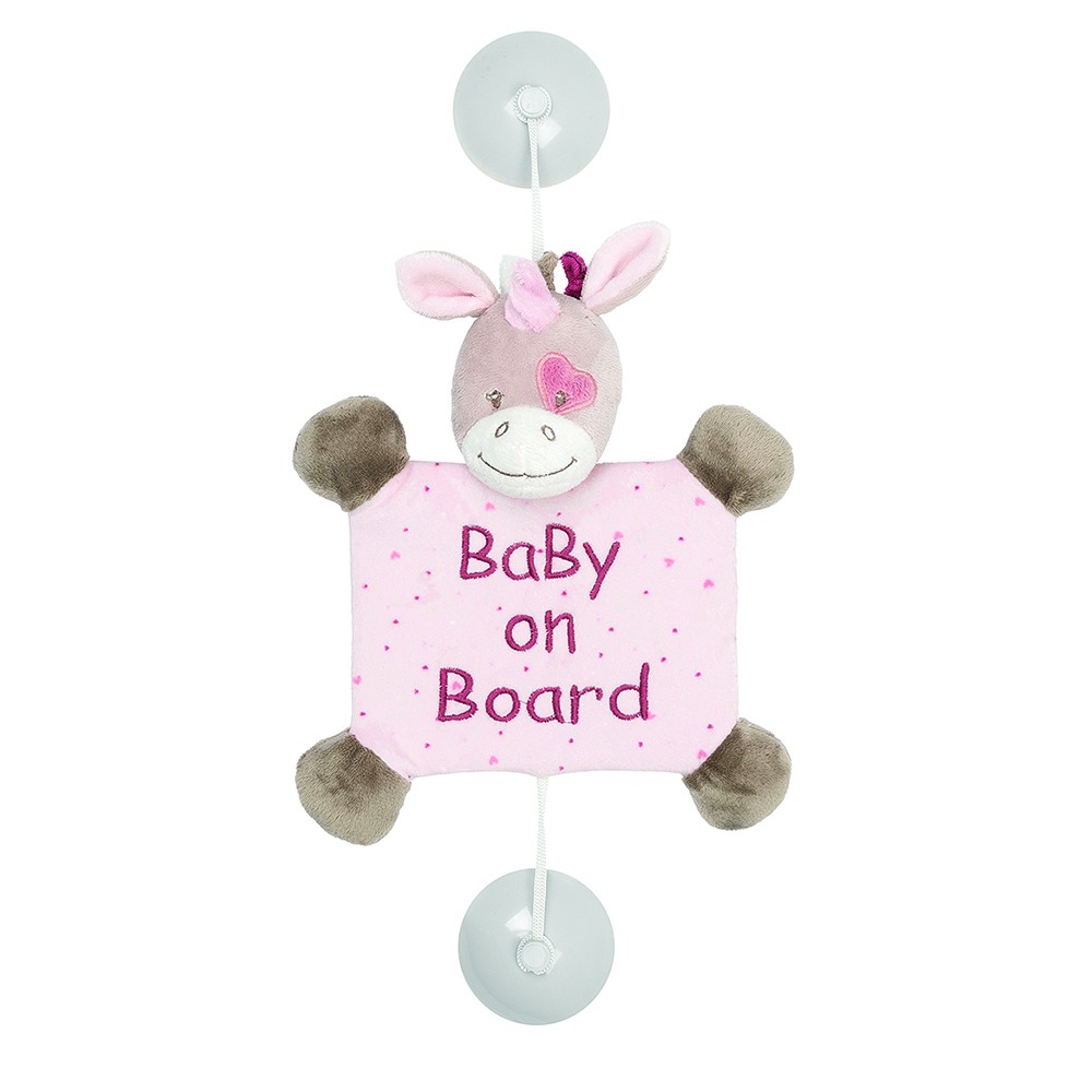Nattou, Nina, Jade & Lili, Zawieszka z przyssawkami Baby on Board Jednorożec Jade