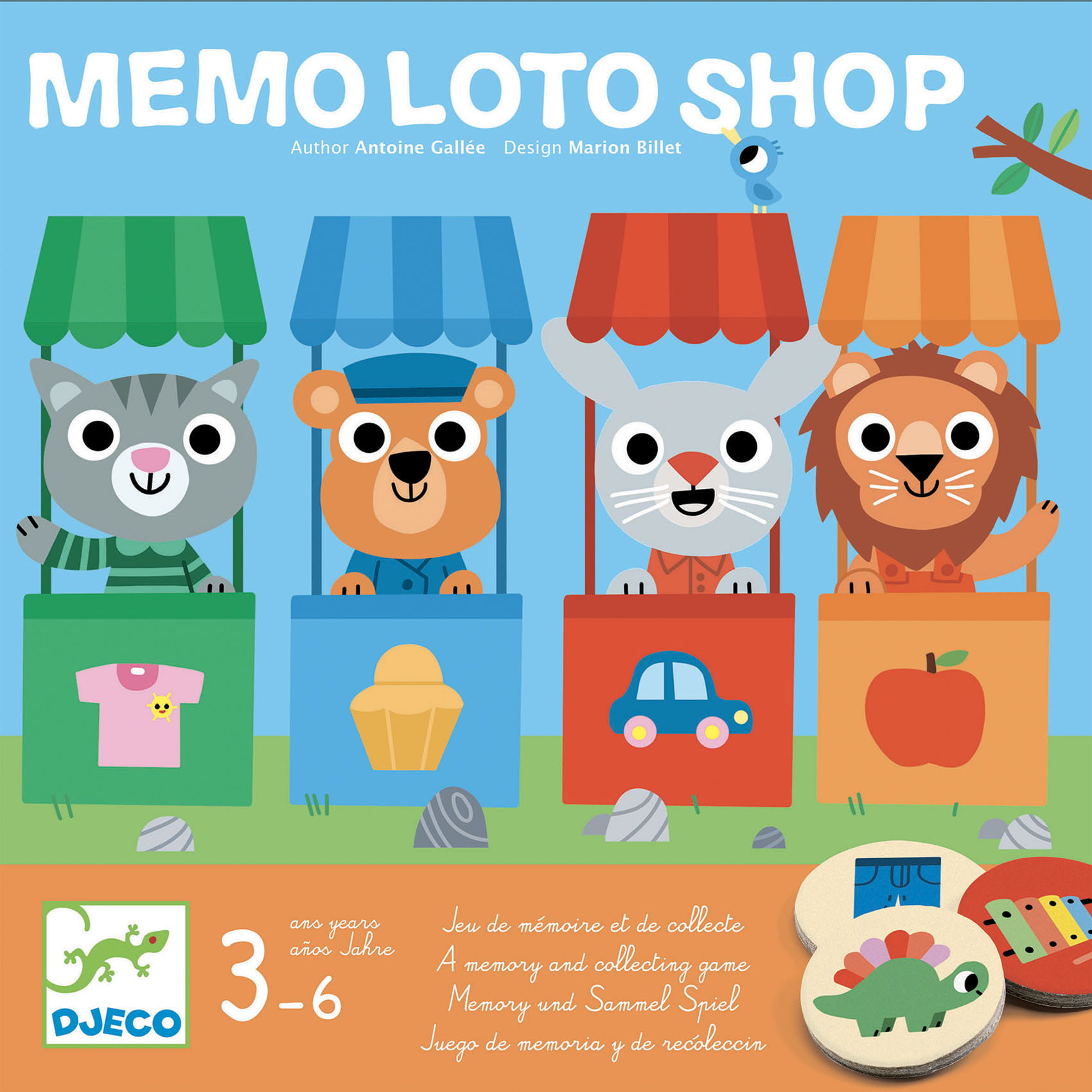 Djeco, Gra MEMO LOTTO SKLEP Djeco, Gra MEMO LOTTO SKLEP