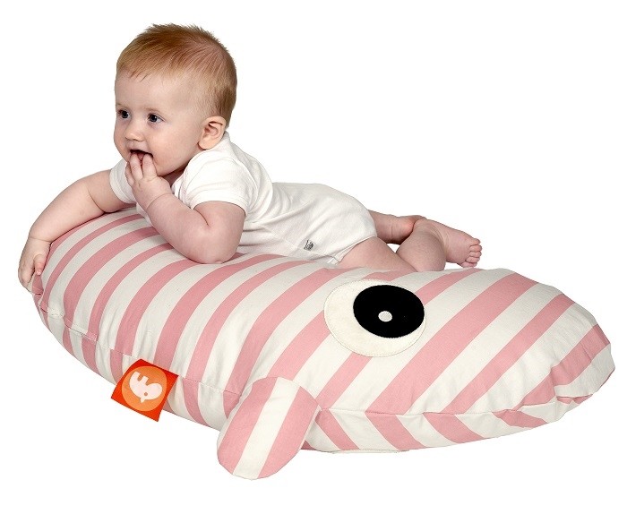 Poduszka do karmienia 3 w 1 Hipopotam Niebieska