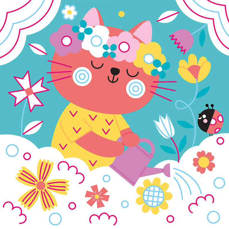 Zestaw Kreatywny Szlaczki My Arts & Crafts 5+, Janod Zestaw Kreatywny Szlaczki My Arts & Crafts 5+, Janod