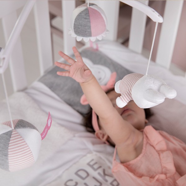 Tiamo, Miffy Pink babyrib Karuzela do łóżeczka