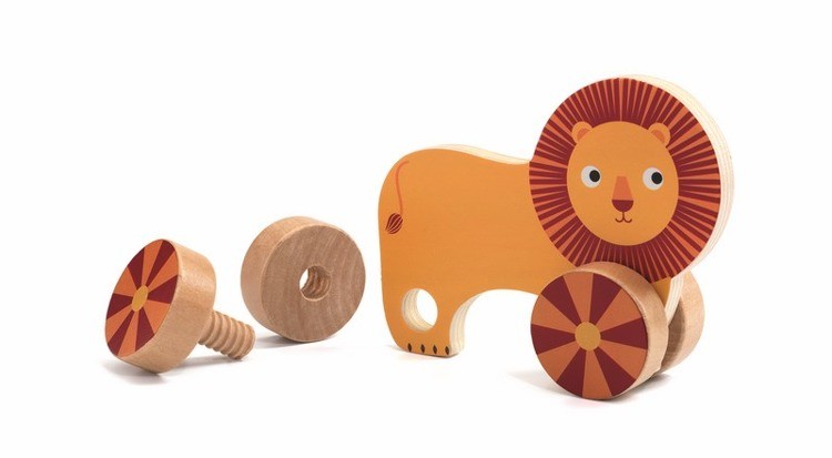 Djeco, Drewniane wkrętki zwierzątka