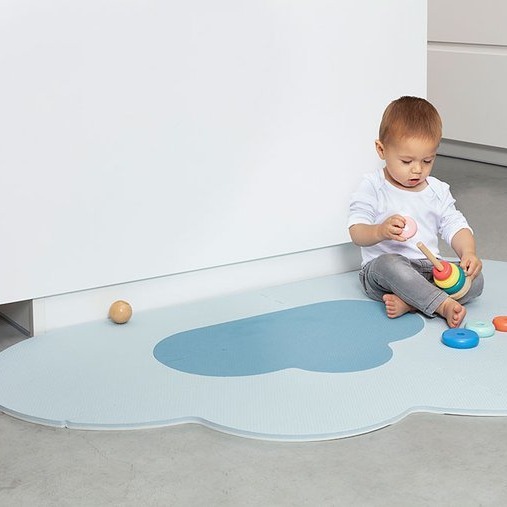 Quut, Mata do zabawy piankowa podłogowa Chmurka Playmat Dusty blue Quut, Mata do zabawy piankowa podłogowa Chmurka Playmat Dusty blue