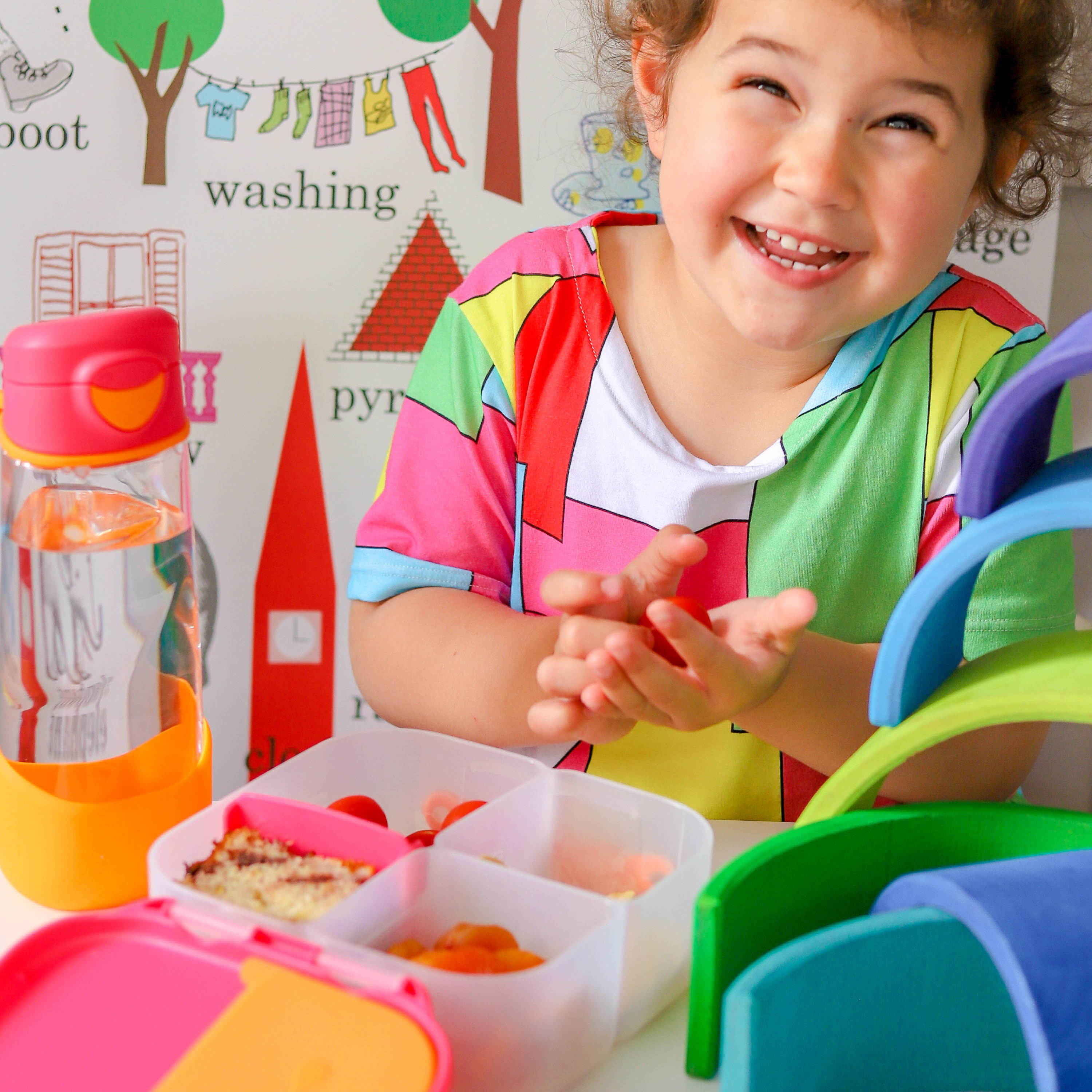 B.box, Mini lunchbox - Indigo Rose