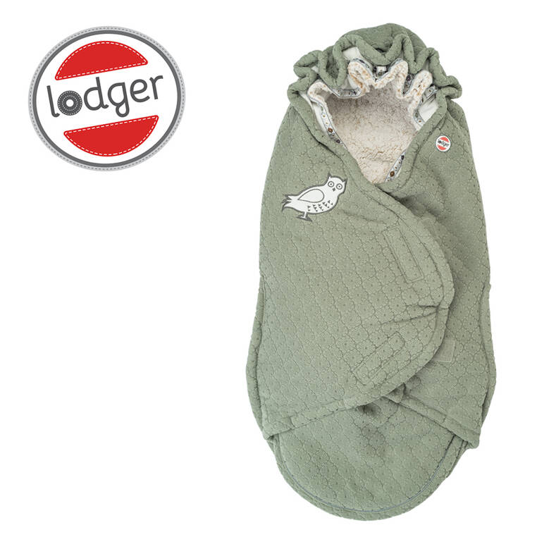 Lodger Polarowy Zimowy Śpiworek Do Wózka Szałwiowy Fleece Elm Lodger Polarowy Zimowy Śpiworek Do Wózka Szałwiowy Fleece Elm