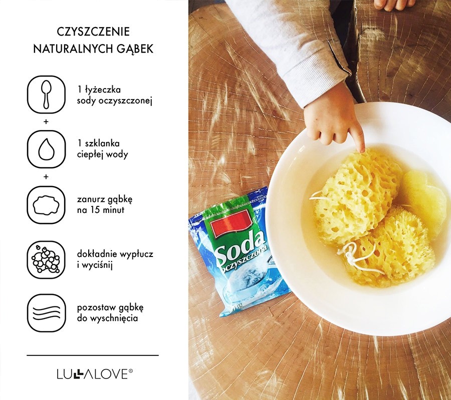 Lullalove, duża gąbka + myjka Kraina Mlekiem i Miłością Płynąca Lullalove, duża gąbka + myjka Kraina Mlekiem i Miłością Płynąca