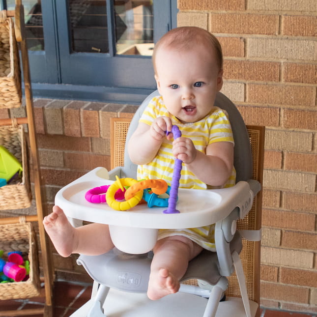 Fat Brain Toy, Bobo Przyssawki Kółeczka PipSquigz Ringlets