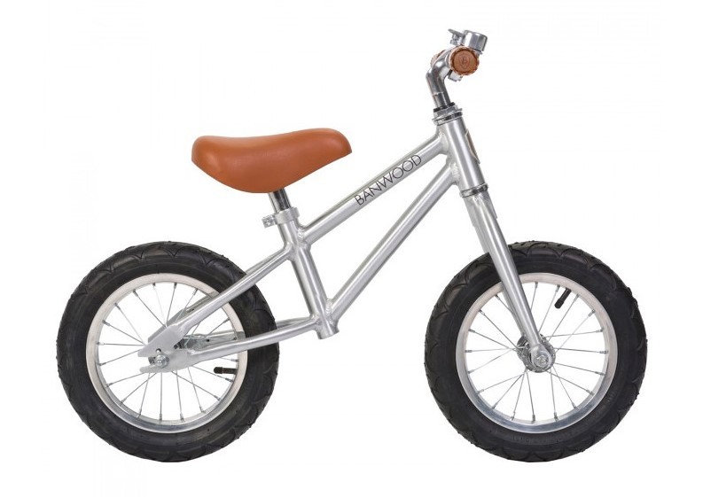 Banwood, First Go! Rowerek biegowy chrome