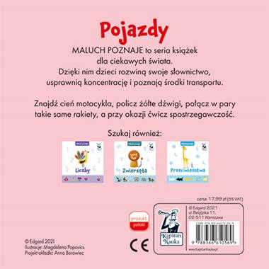 Pojazdy. Maluch poznaje. Kapitan Nauka, Opracowanie zbiorowe