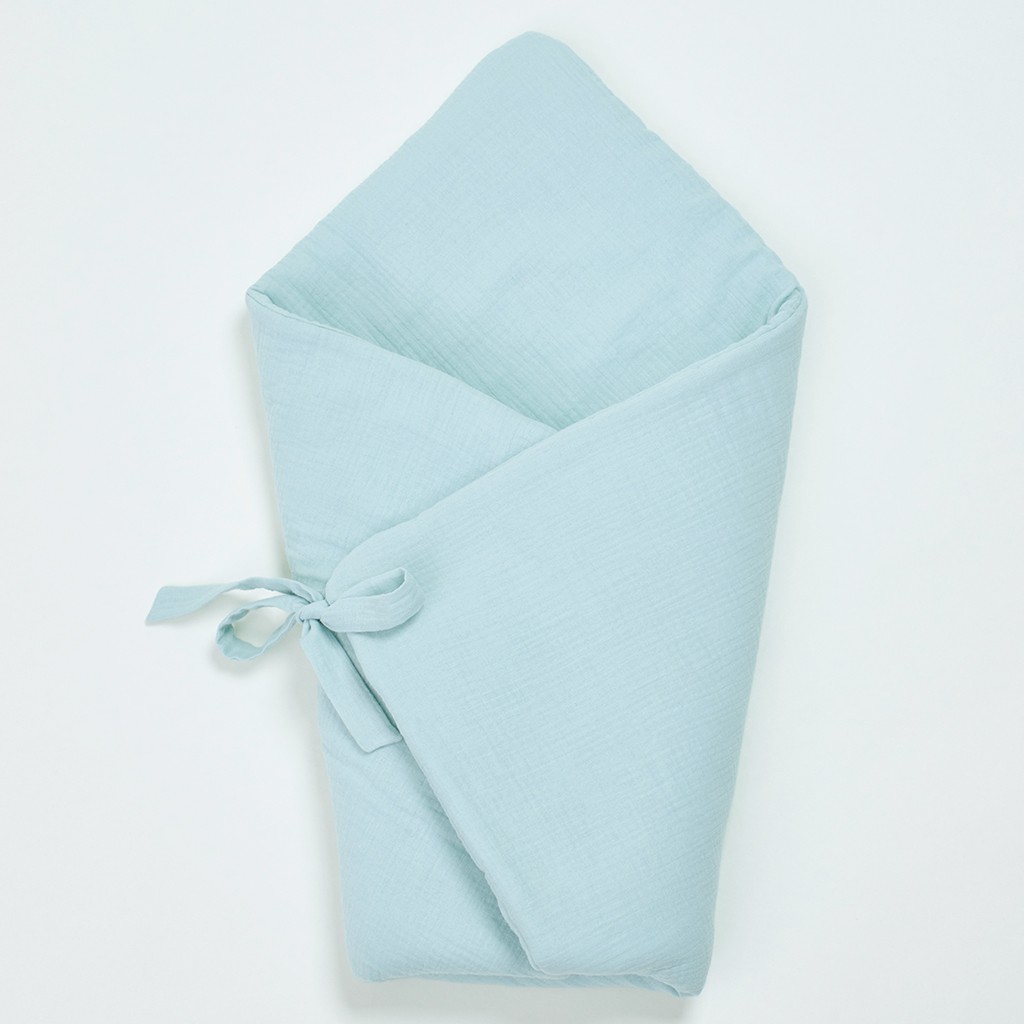 Bimbla, Muślinowy rożek niemowlęcy - miętowy