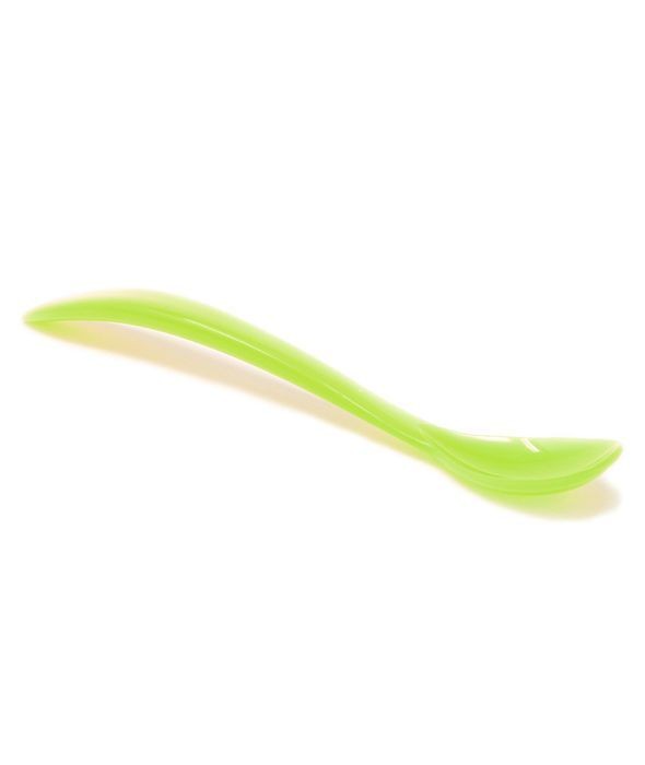 Poupy, Łyżeczka z Plastiku, Zielona, 4m+ Poupy, Łyżeczka z Plastiku, Zielona, 4m+