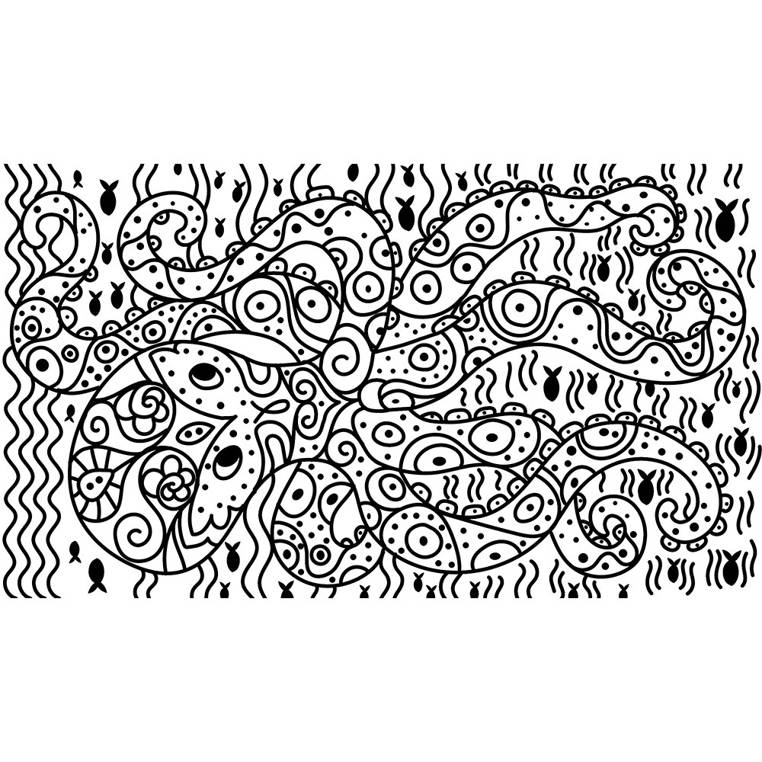 Janod, Zestaw kreatywny Magiczne kolorowanki wodne Ocean 7+ Janod, Zestaw kreatywny Magiczne kolorowanki wodne Ocean 7+
