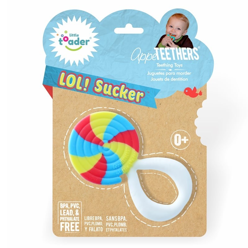 Little Toader, AppeTEETHERS LOL! Sucker gryzak Tęczowy Lizak