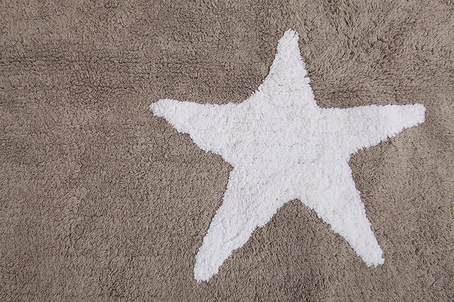 Dywan do prania w pralce Tres Estrellas Tricolor Linen White