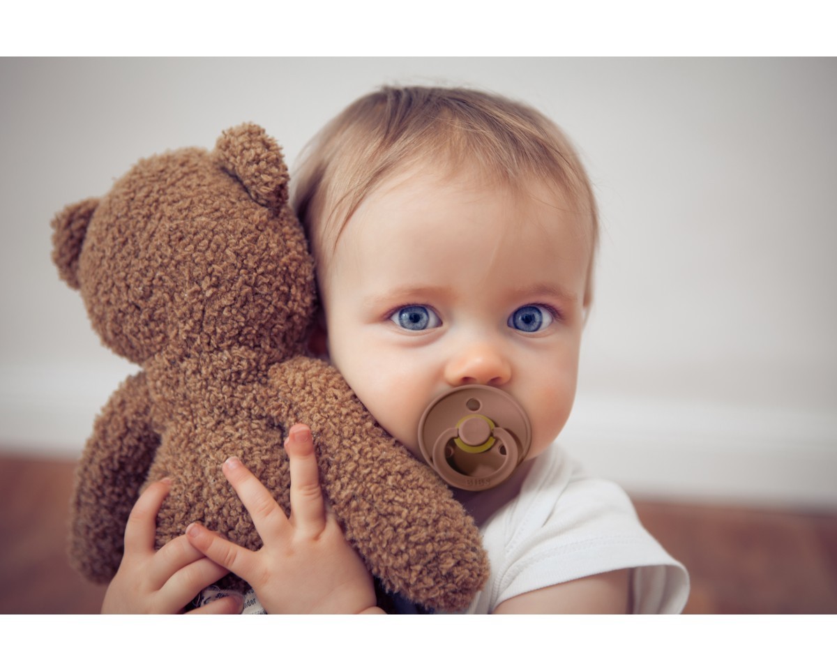 Bibs, Dark Teal M Smoczek Uspokajający kauczuk Hevea