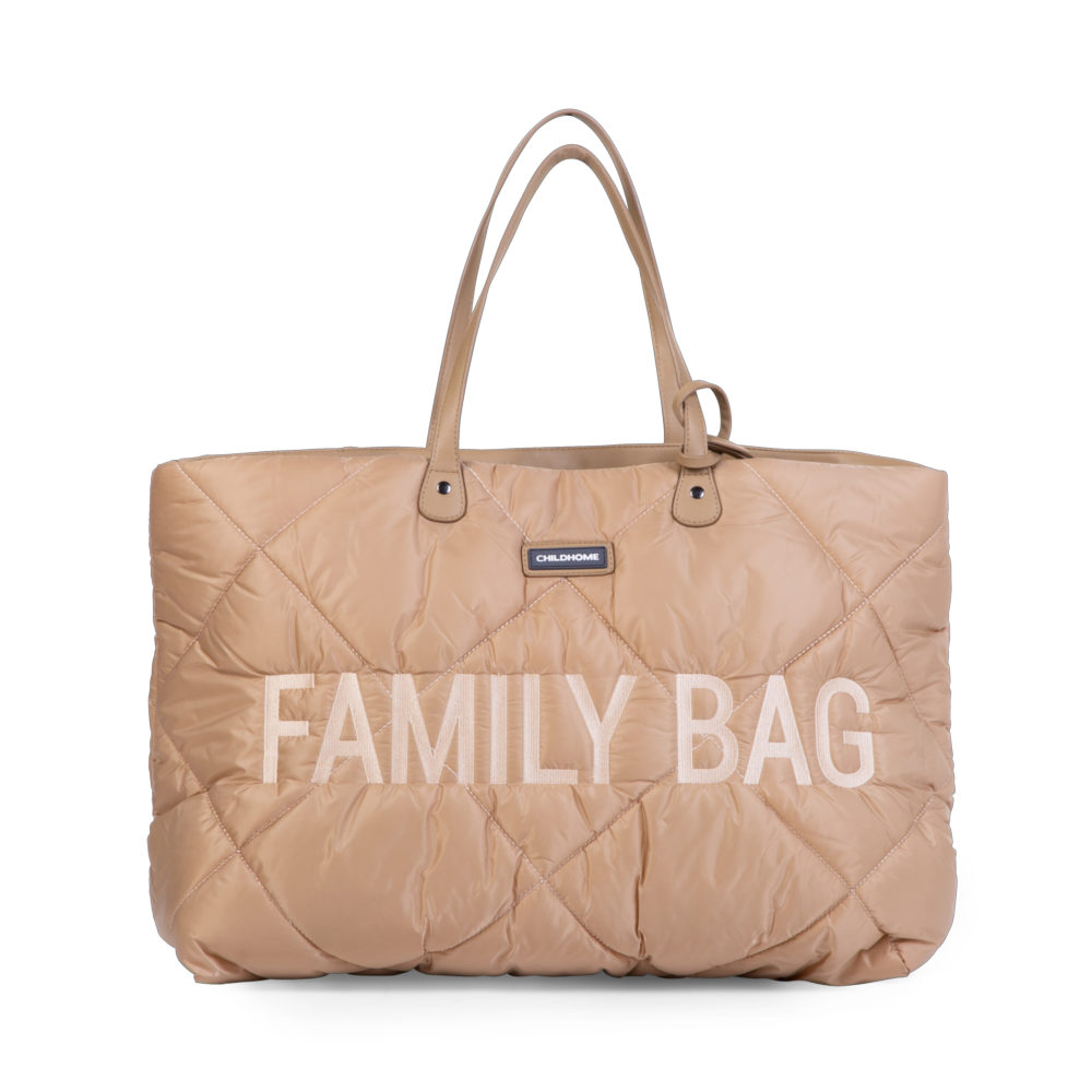 Childhome, Torba Family bag Pikowana Beżowa Childhome, Torba Family bag Pikowana Beżowa
