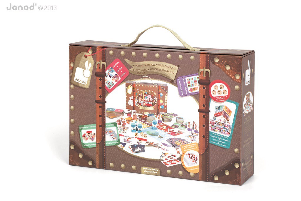 Janod, zestaw gier Touroperator, Janod, zestaw gier Touroperator,