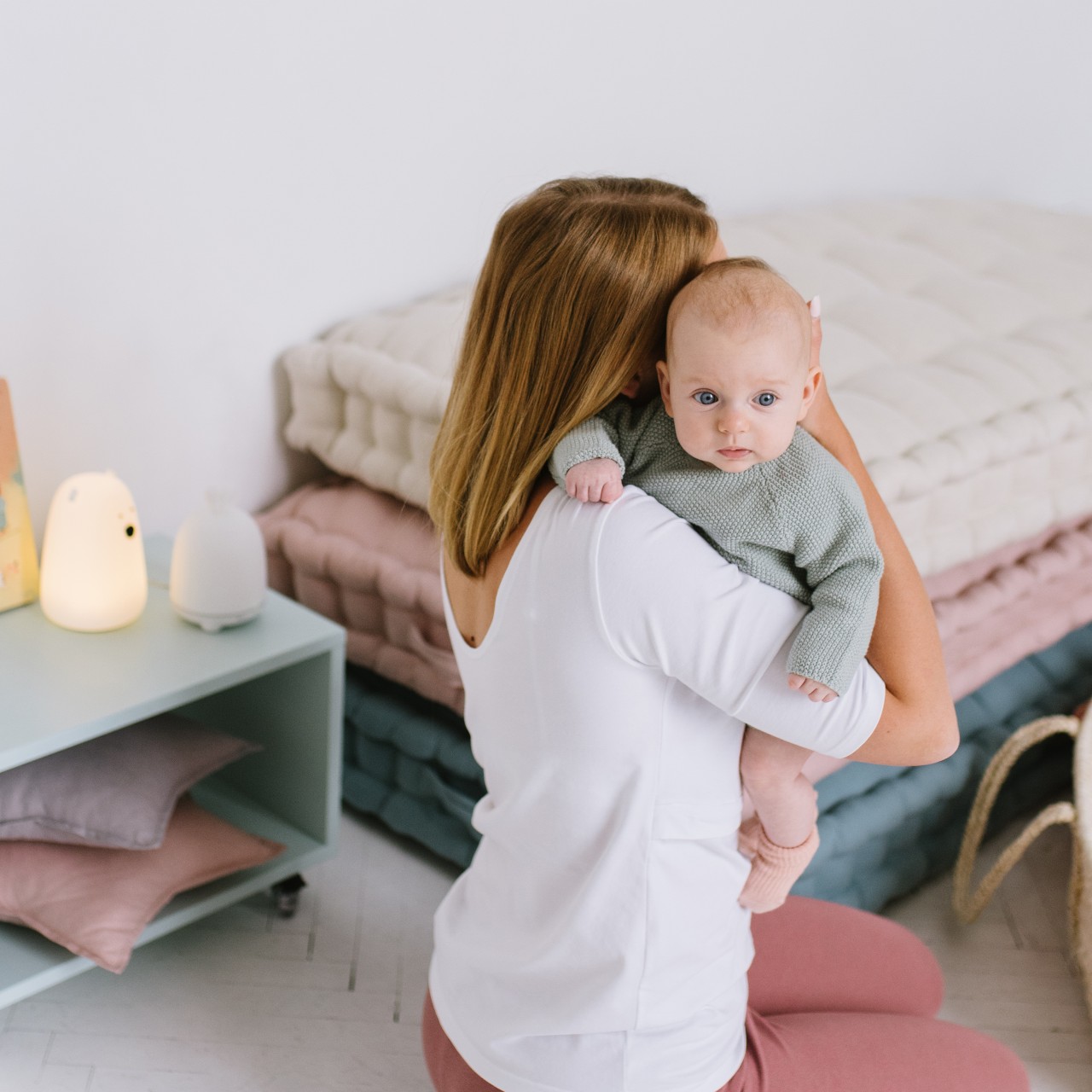 Rabbit&Friends, Animal Lamp Miś duży Biały Rabbit&Friends, Animal Lamp Miś duży Biały