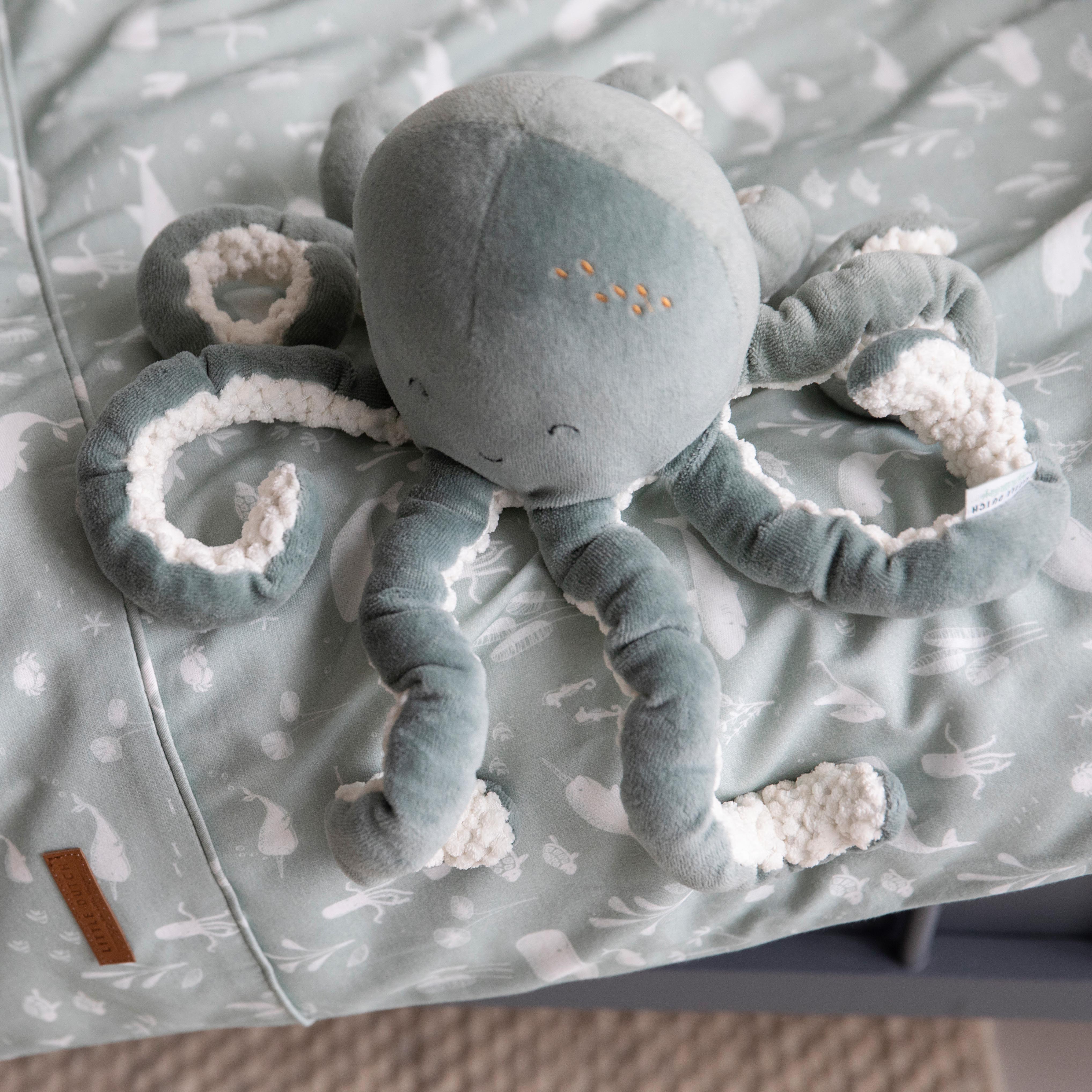 Little Dutch, Przytulanka Ośmiornica 23cm Ocean Mięta