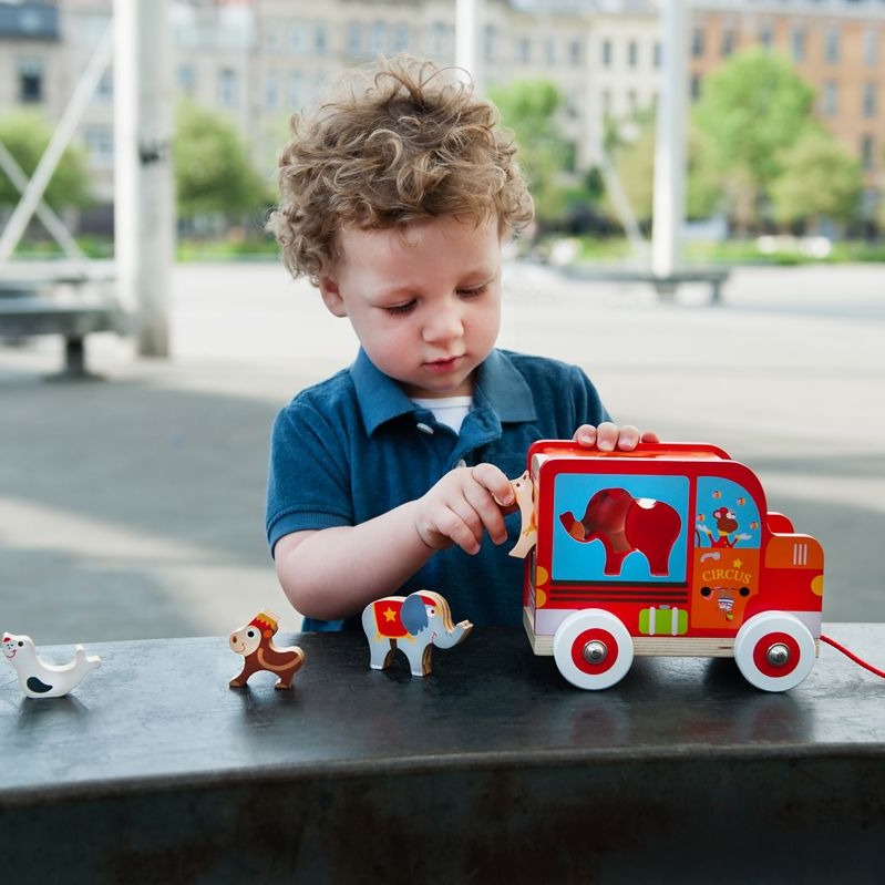 Scratch, Samochód sorter do ciągnięcia Cyrk