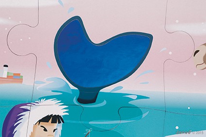 Janod, puzzle sensoryczne 20 elementów Lodowa kraina Janod, puzzle sensoryczne 20 elementów Lodowa kraina