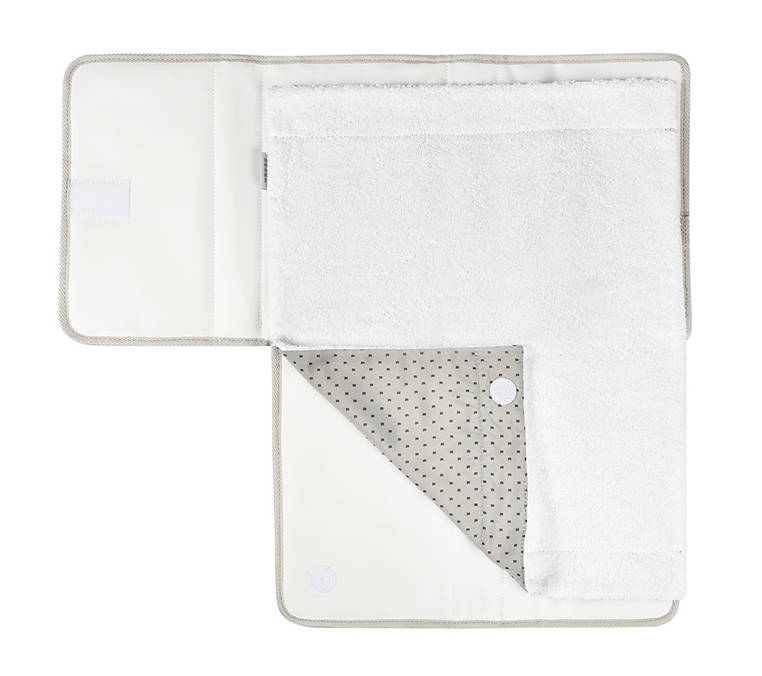 Beaba, Przewijak podróżny z etui na akcesoria Heather Grey