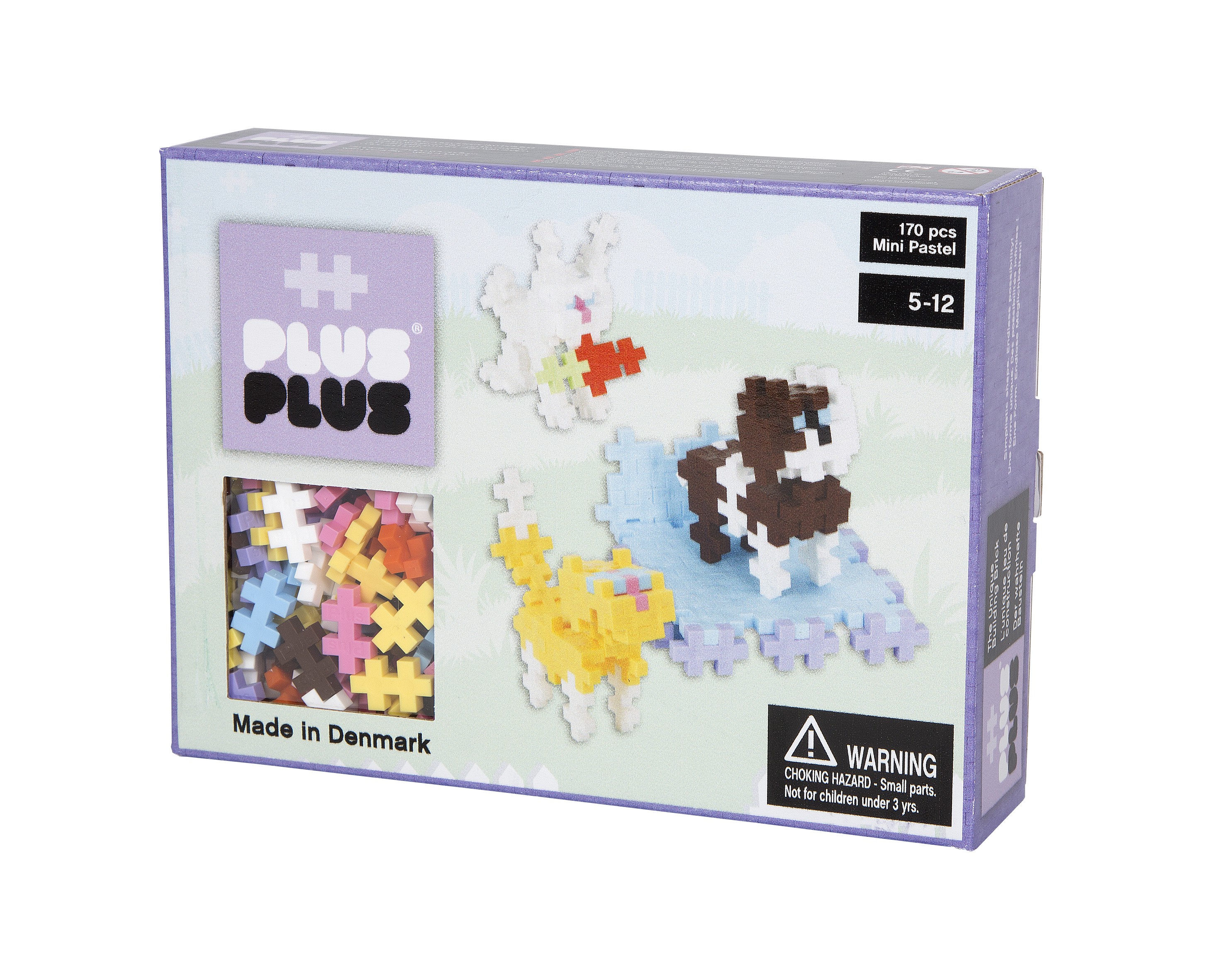 Plus-Plus, klocki konstrukcyjne plus plus Mini 170 BASIC  ZWIERZĘTA