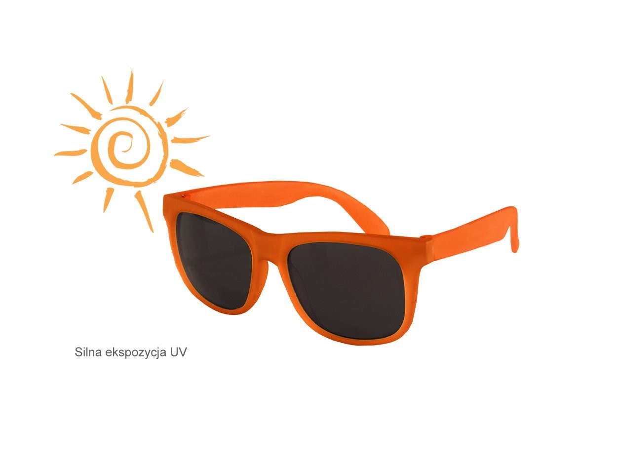 Real Kids, Okulary przeciwsłoneczne, Switch Yellow-Orange 7-10 lat