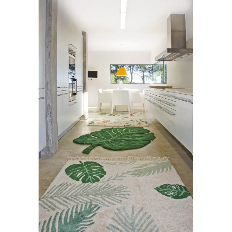 Lorena Canals, Dywan do prania w pralce Tropical Green Lorena Canals, Dywan do prania w pralce Tropical Green