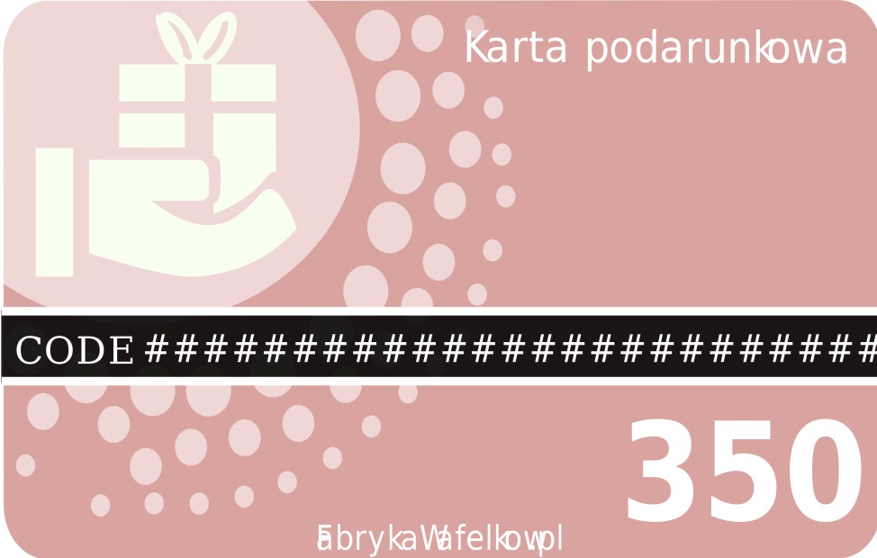 Karta podarunkowa 350 Karta podarunkowa 350