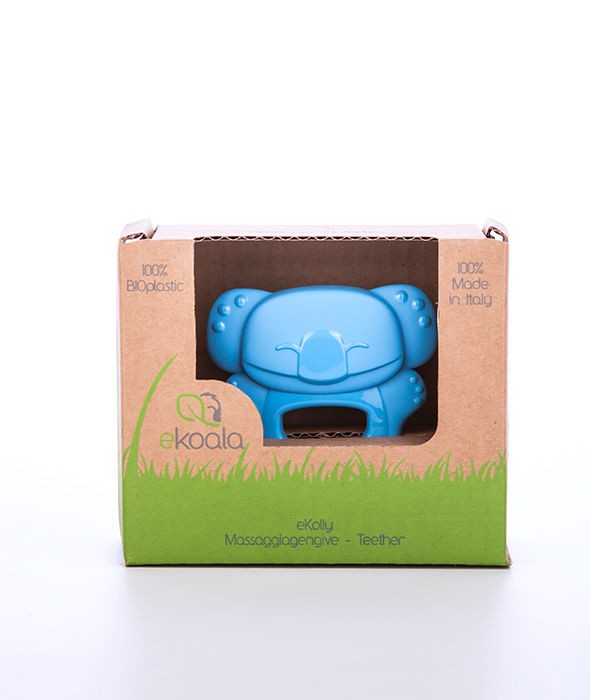 Gryzak koala - 100% BIOplastik niebieski Gryzak koala - 100% BIOplastik niebieski