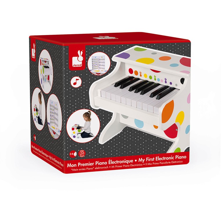 Janod, Elektroniczne pianino Confetti